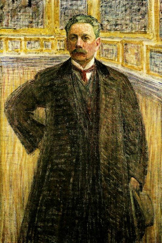 Eugene Jansson portratt av teaterchefen tor hedberg